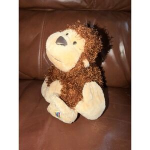 No code Webkinz Cheeky Monkey Plush Ganz Brown Shaggy Stuffed Animal